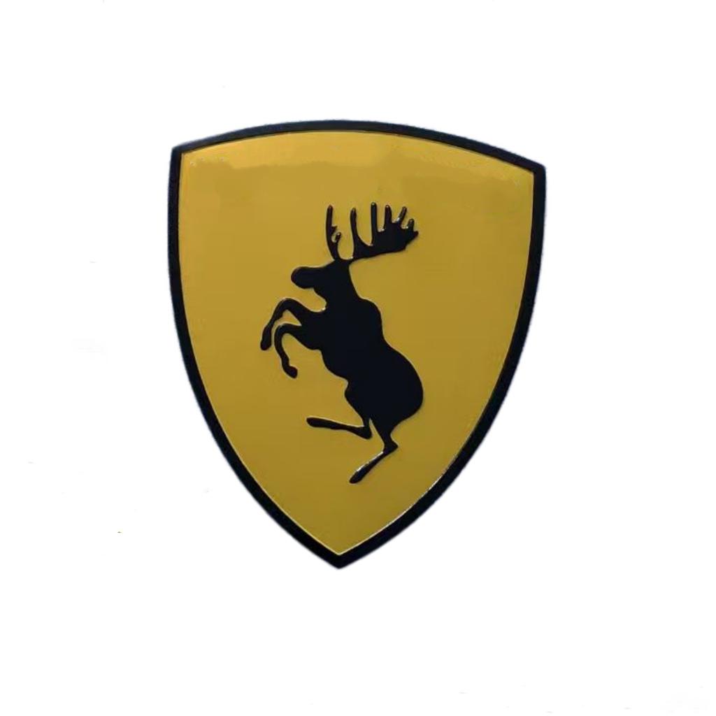 1Pc 3D Aluminum Emblem Car Side Fender Rear Trunk Body Badge Logo Sticker