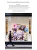 Monet Garden Purple Artificial Floral Decorations for Spring Landscaping Ornaments
