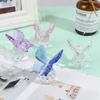Vivid Crystal Butterfly White Crystal Miniature Figurines Multicolor Children's Toys  Souvenir