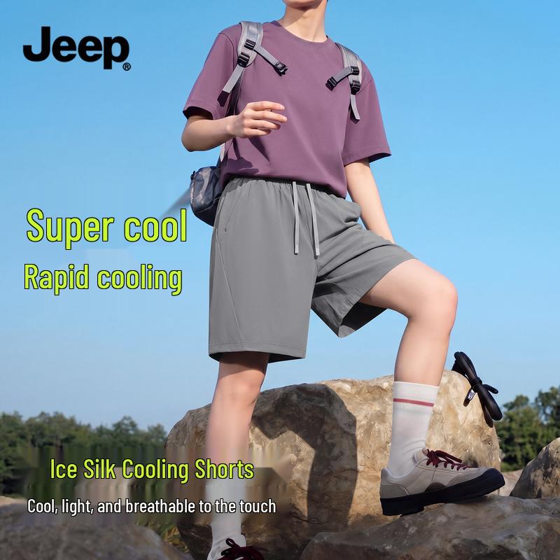 JEEP Men s Ice Silk Quick Dry Sports Shorts XL
