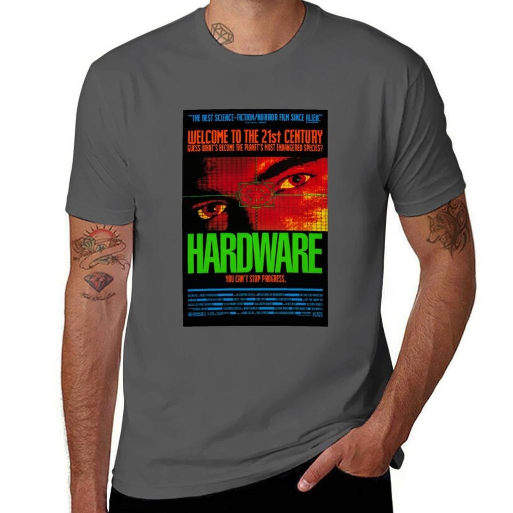Hardware Film Poster (1990) Scifi Cyborg Movie Classic (With Cast) Tshirt Casual Pattern Print Tee Shirt