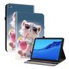 PU Leather Tablet Case for Huawei MediaPad M5 lite (10.1")-11 Styles! Durable, with 2 Stand Slots, Pencil Holder & Card Slots, Flexible TPU Back Cover