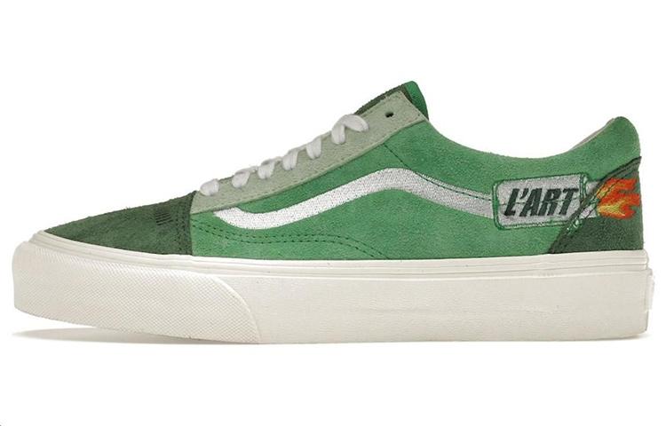 Vans Vault Old Skool X Kar L Art De L Automobile Exhaust Pack Green VN0A4BVFGRN1 40