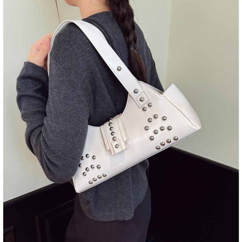 Lokomotiv Achselhöhle High Fashion Sommer neue Mode große Kapazität Nieten Pendler Schultertasche
