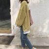 Fake two-piece velvet sweatshirt for women, new autumn and winter Korean style loose student BF Harajuku style Hong Kong style top trendy