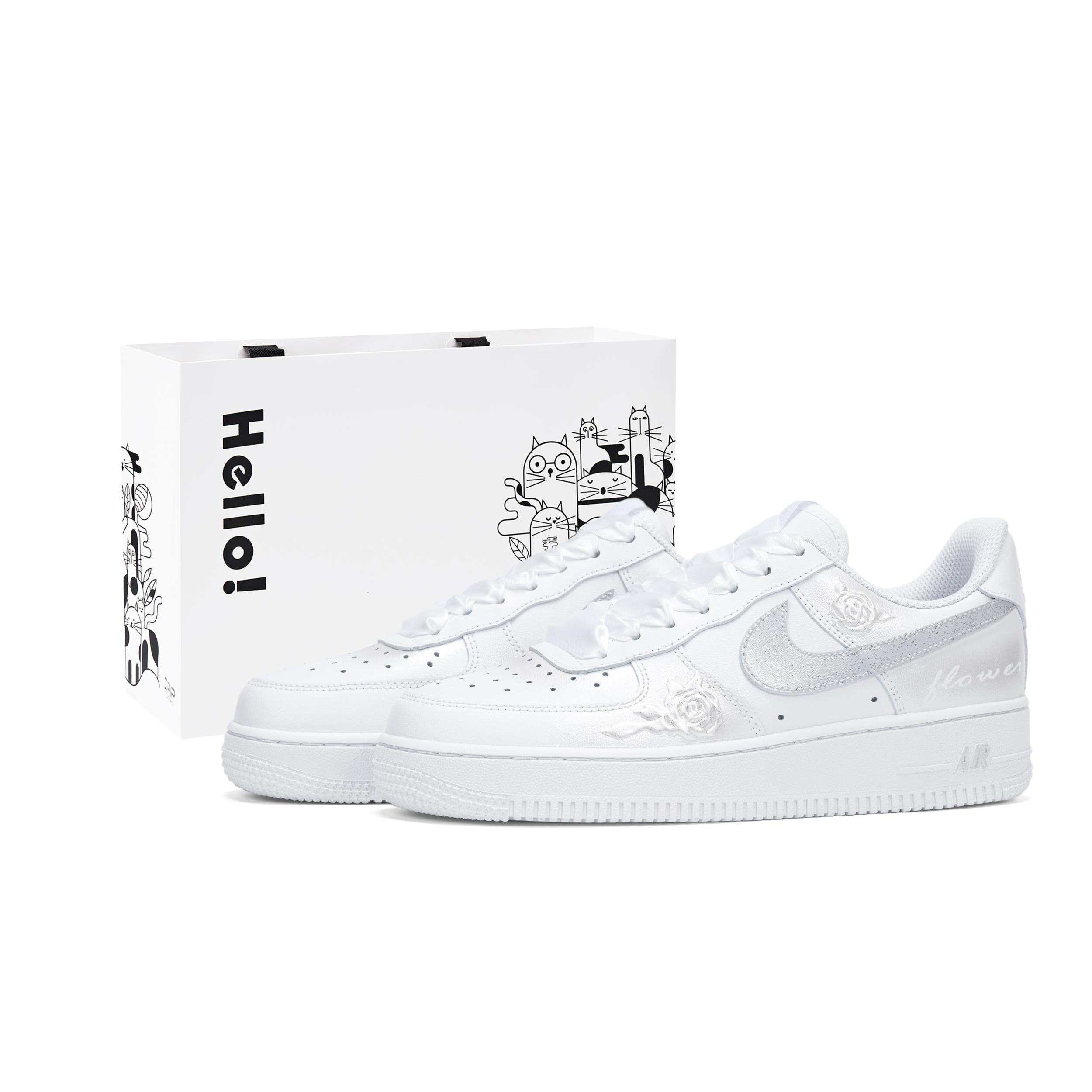 

Nike Air Force 1 Low top Skateboard Shoes Unisex White 315122-111(Team943-) 36