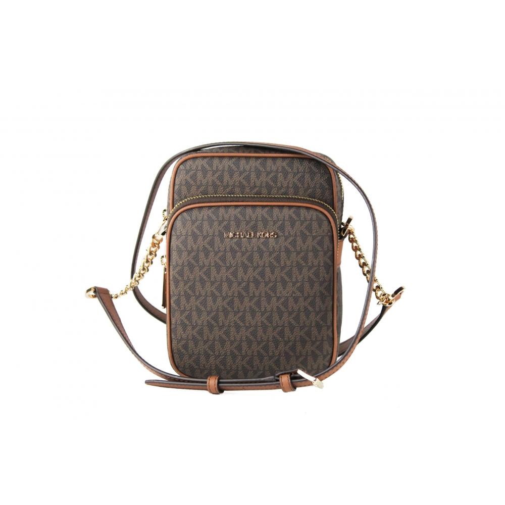 

Michael Kors Jet Set Travel Medium Signature Женская сумка через плечо с цепочкой North South