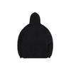Li Ning Sports Fashion Series Embroidered Logo Loose Hooded Fleece Sweatshirt Unisex sweatshirt Black AWDRC33-2
