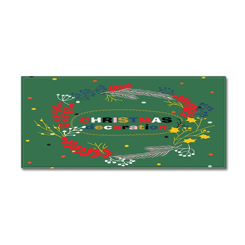 Christmas Kitchen Sand Carpet Doormat Long Floor Mat