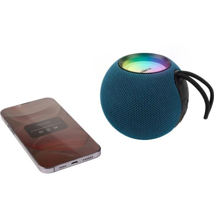 Enceinte bluetooth lumineuse - BIGBEN PARTY - Bleu