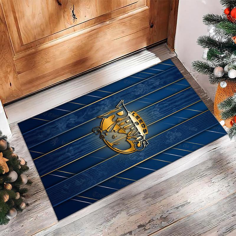 Leeds Rhinos Crystal Velvet Carpet Soft Anti?Slip Floor Mat Comfortable Home Living Room Bedroom Decor Rug