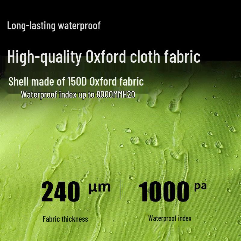 Oransje refleks delt regndress for voksne