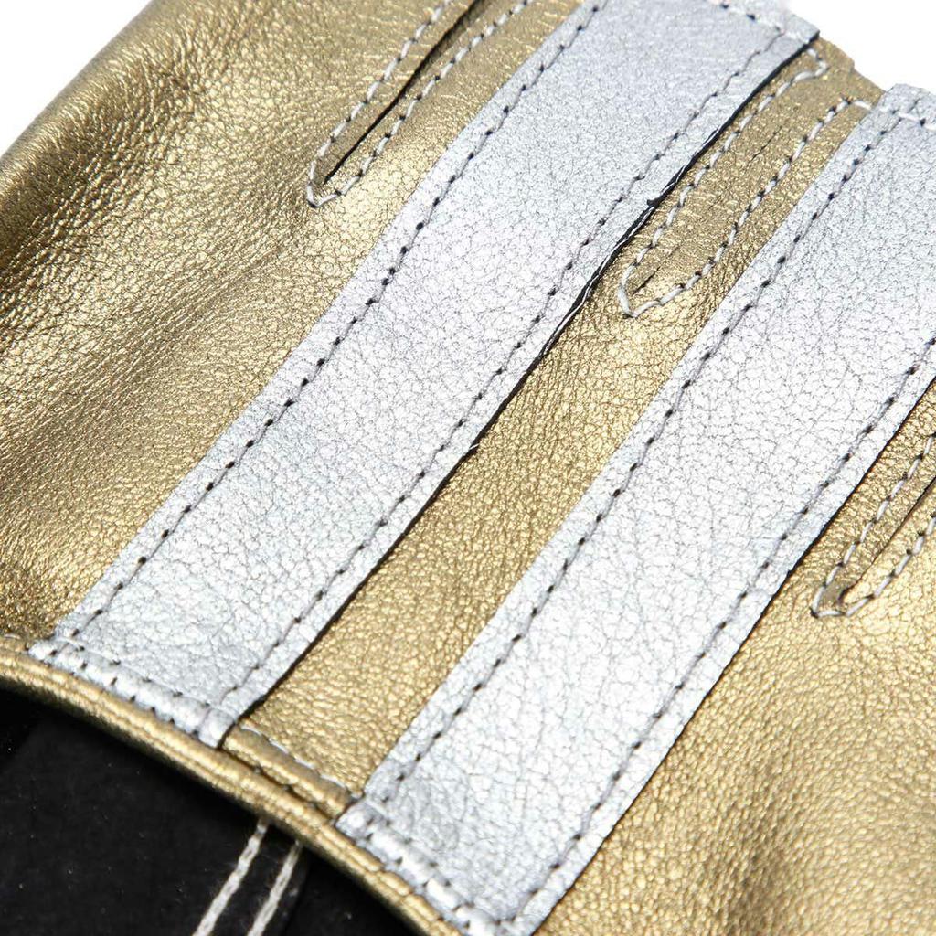 Motorimoda Golden Age Leather Driving Gold and for Comfortable Size M Gloves, Silver, Unisex, Driving, Motorcycles, Fit, Touring,