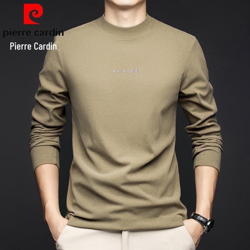 Pierre Cardin Men's Half-High Collar Thermal Long-Sleeve T-Shirt