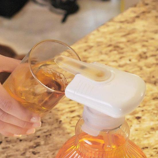 Automatic Beverage Dispenser Universal Milk Juice Drink Dispenser Hands-Free Drink Machine for Fridge