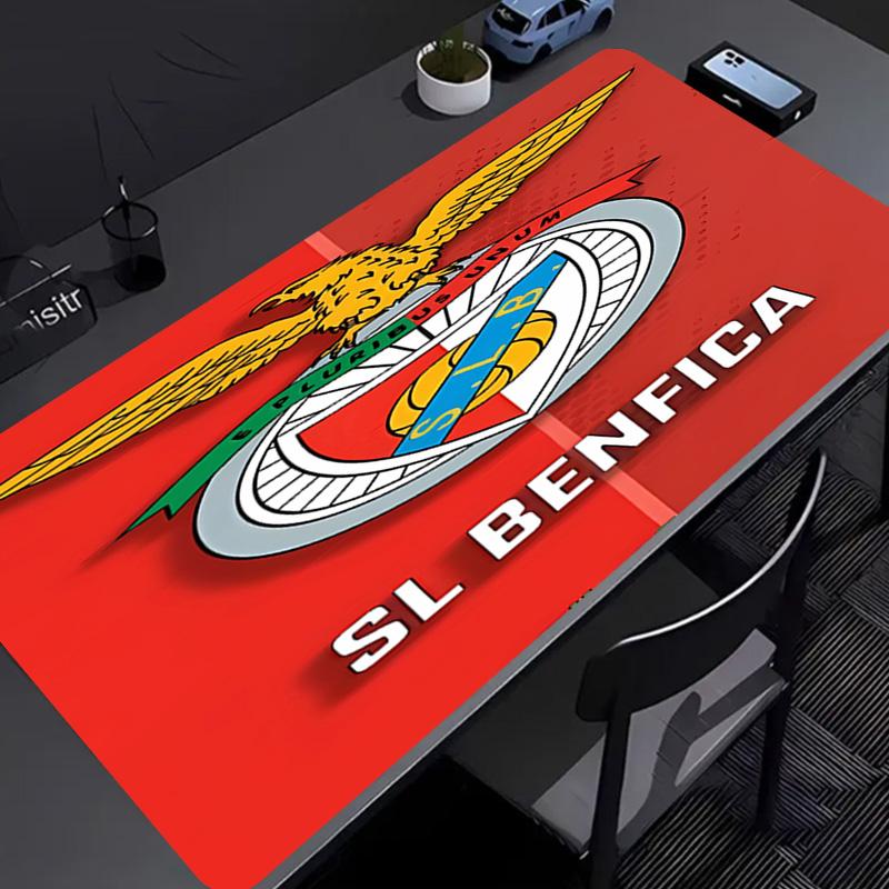 Sport Lisboa e Benfica Mouse Pad - Kaymaz Kauçuk Taban, İş, Oyun, Ofis ve Ev Kullanımı İçin Pürüzsüz Yüzey, Masaüstü Mouse Pad