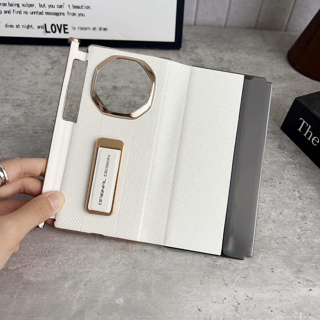 Der dreifach faltbare Bildschirm ist geeignet für die Handyhülle Huawei Mate XT Extraordinary Master, Armbandhalter XTS Smart Flip Lederhülle.