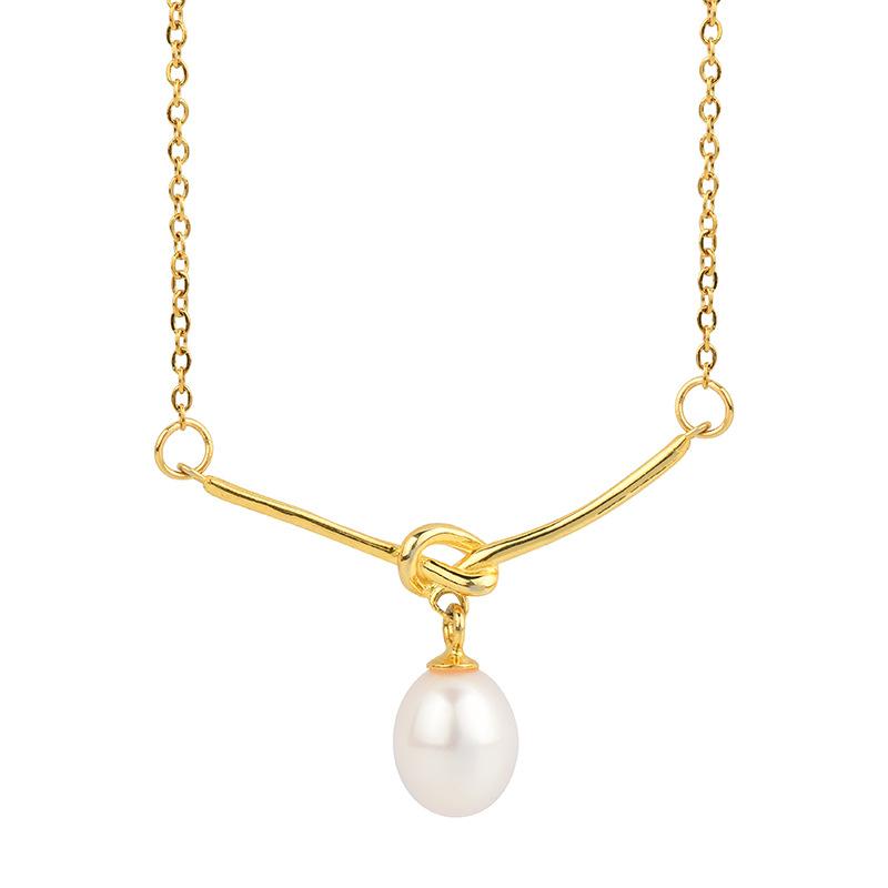 High-end Baroque Women's Fashion Simple Clavicle Chain Light Luxury Choker Pendant Necklace