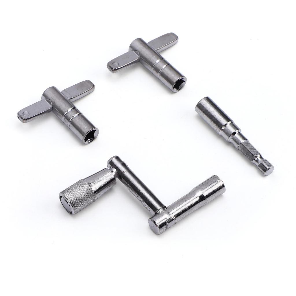 Drum Key Set 4Pcs Metal Tuning Tool Wrench Portable for Acoustic and Electronic Drums