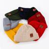 Knit Winter Hat Solid Color Fleece Lined Men Women Brimless Hat Cold Weather Outdoor Activities Breathable Hat