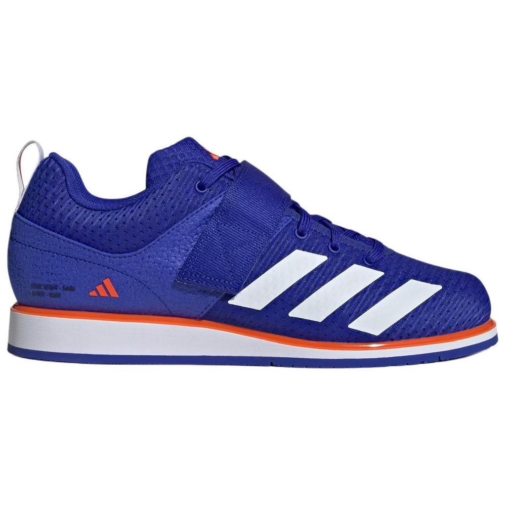 Adidas Powerlift 5 Lucid Blue White Impact Orange Unisex Sneakers Cloud-White IH8237