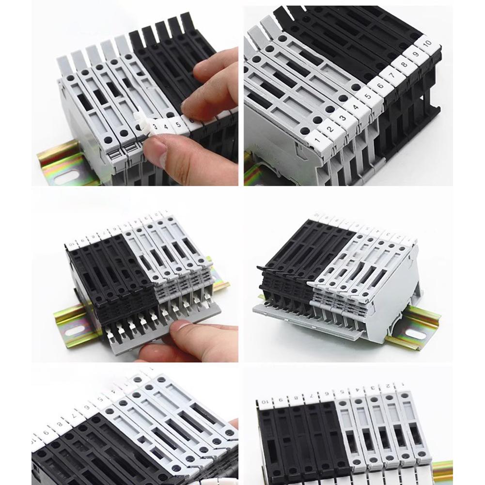 10PCS UK5-HESI Rail-mounted Terminal Block Enclosed Design Fuses Terminal Blocks For Harsh Environments From -20°C To 140°C