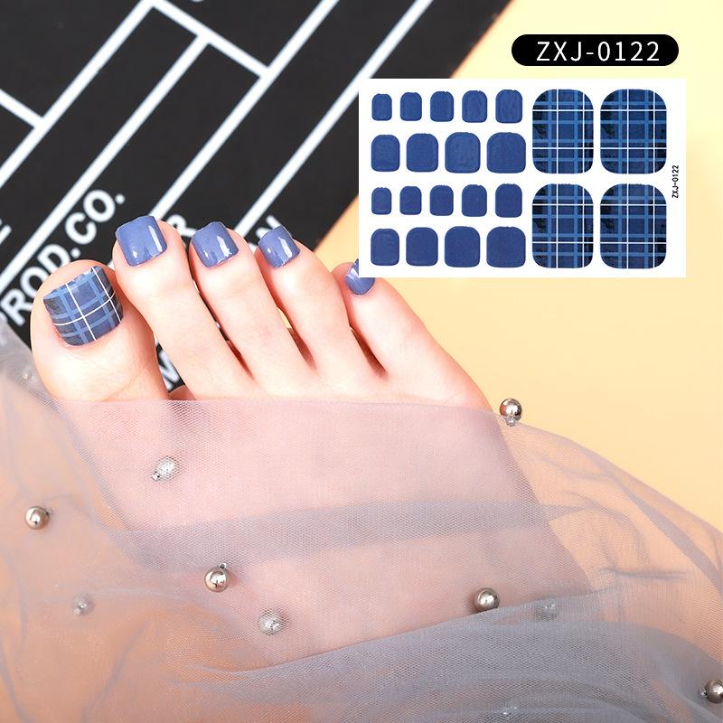 

Летняя новая наклейка для ногтей, милая наклейка для ногтей на ногах, водонепроницаемая прочная наклейка для ногтей, декоративная женская Nail tape + nail file