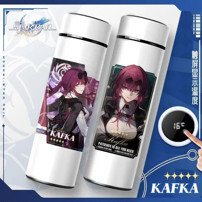 Bottiglie Termiche Honkai Star Rail con Display della Temperatura Tazza Sottovuoto Honkai Impact 3 Acciaio Inossidabile Borraccia Tazza da Caffè Regali Anime