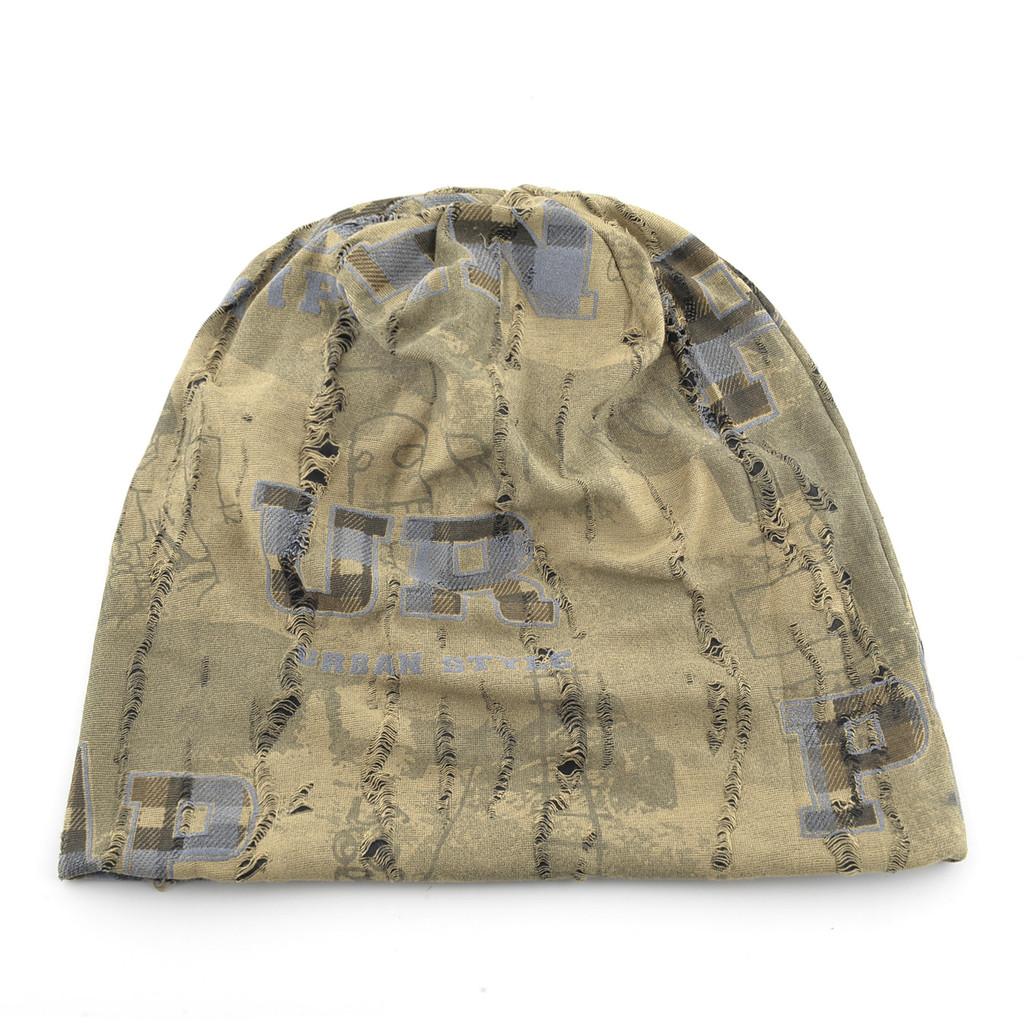 Vintage Letter Design Beanie For Men Women Allseason Fashion Cool Headgear