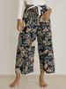 Hug Day Floral Wide Elastic Pants