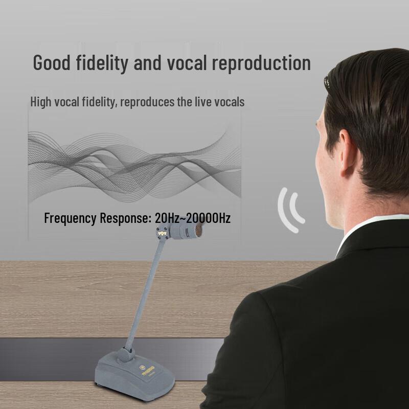 797audio CR8116H Professional Wired Condenser Gooseneck Conference Microphone (CN Version)