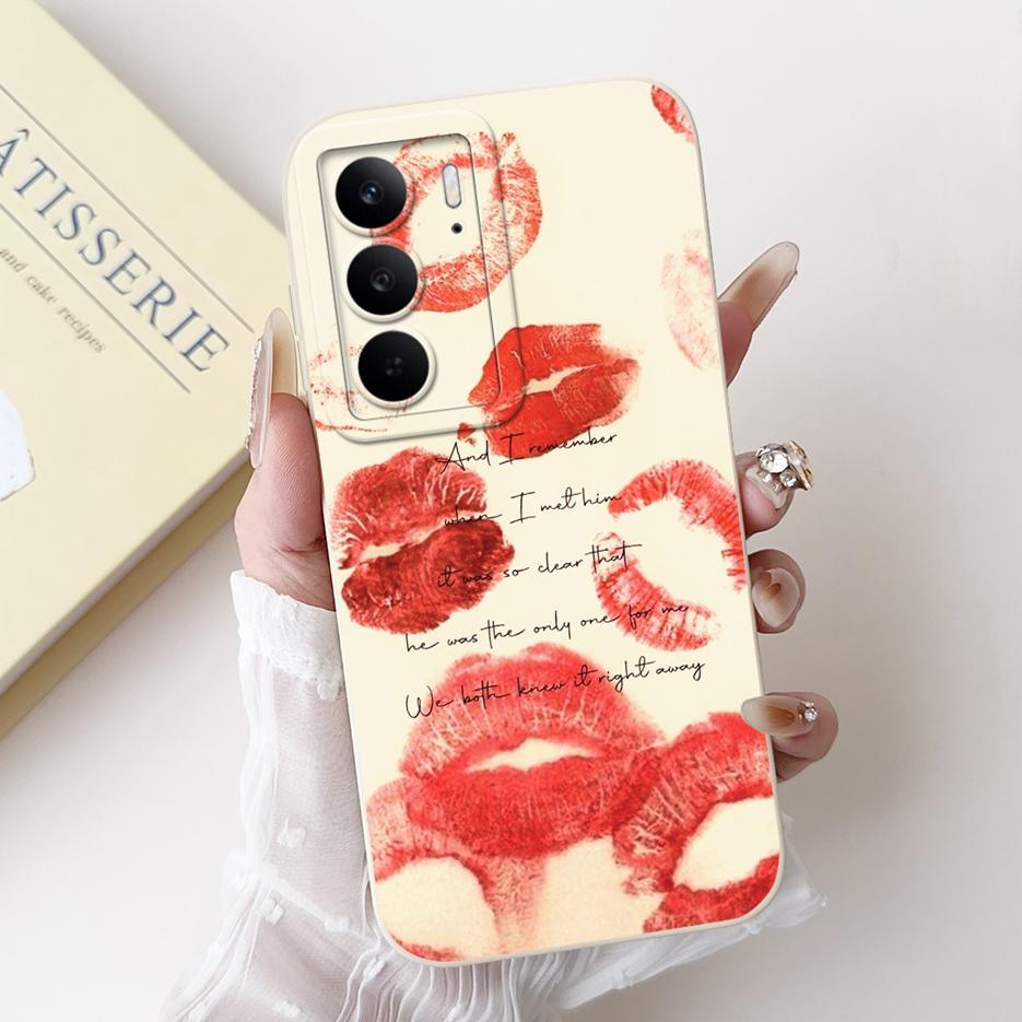 For Realme C75 4G Case Cute Cartoon Luxury Candy Painted Cover Shockproof Soft TPU Phone Case For Realme C75 C 75 RealmeC75 Bags