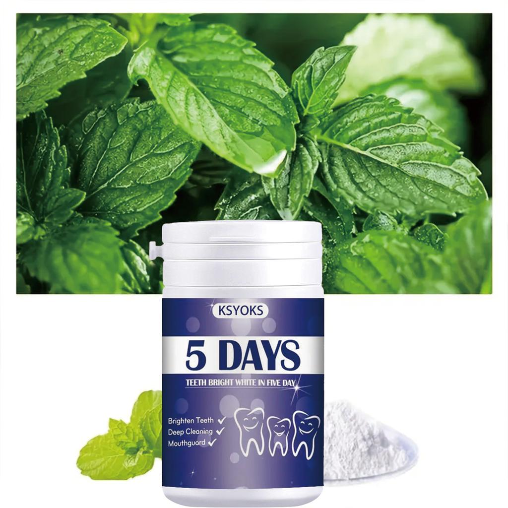 Whitening teeth within five days helps with oral care and fresh breath