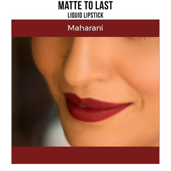 Nykaa Matte To Last ! Liquid Lipstick - Maharani 02 (5ml)