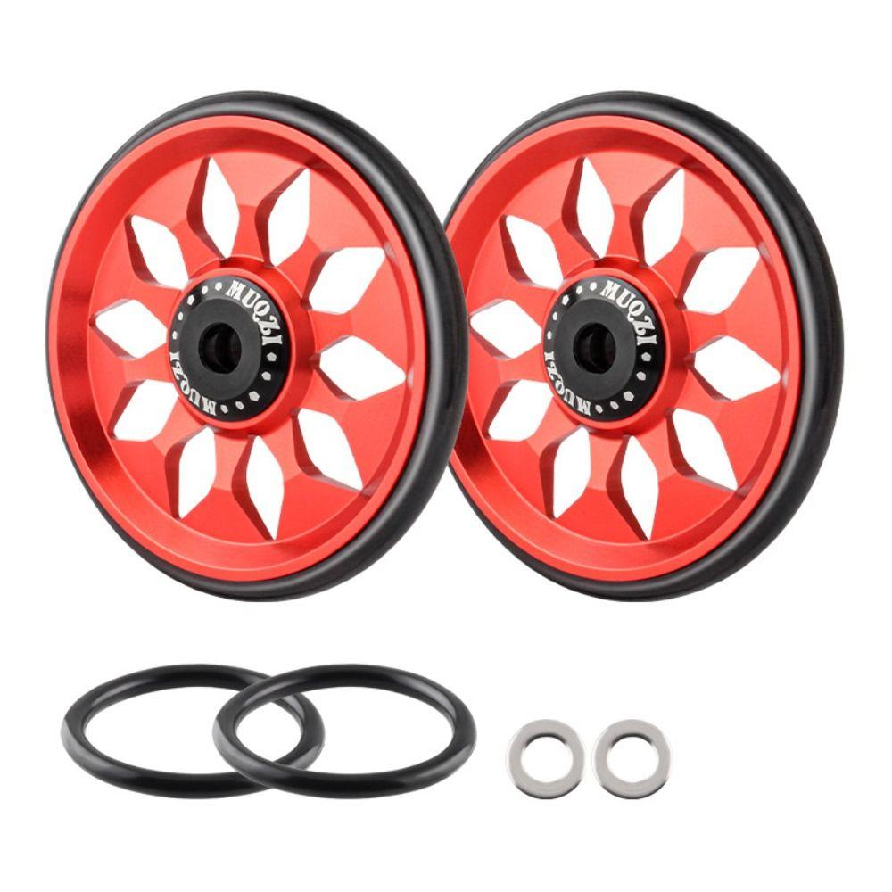 Replacement Bicycle Easywheel 60mm Bike Auxiliary Wheels Bike Easy Wheels Rear Rack