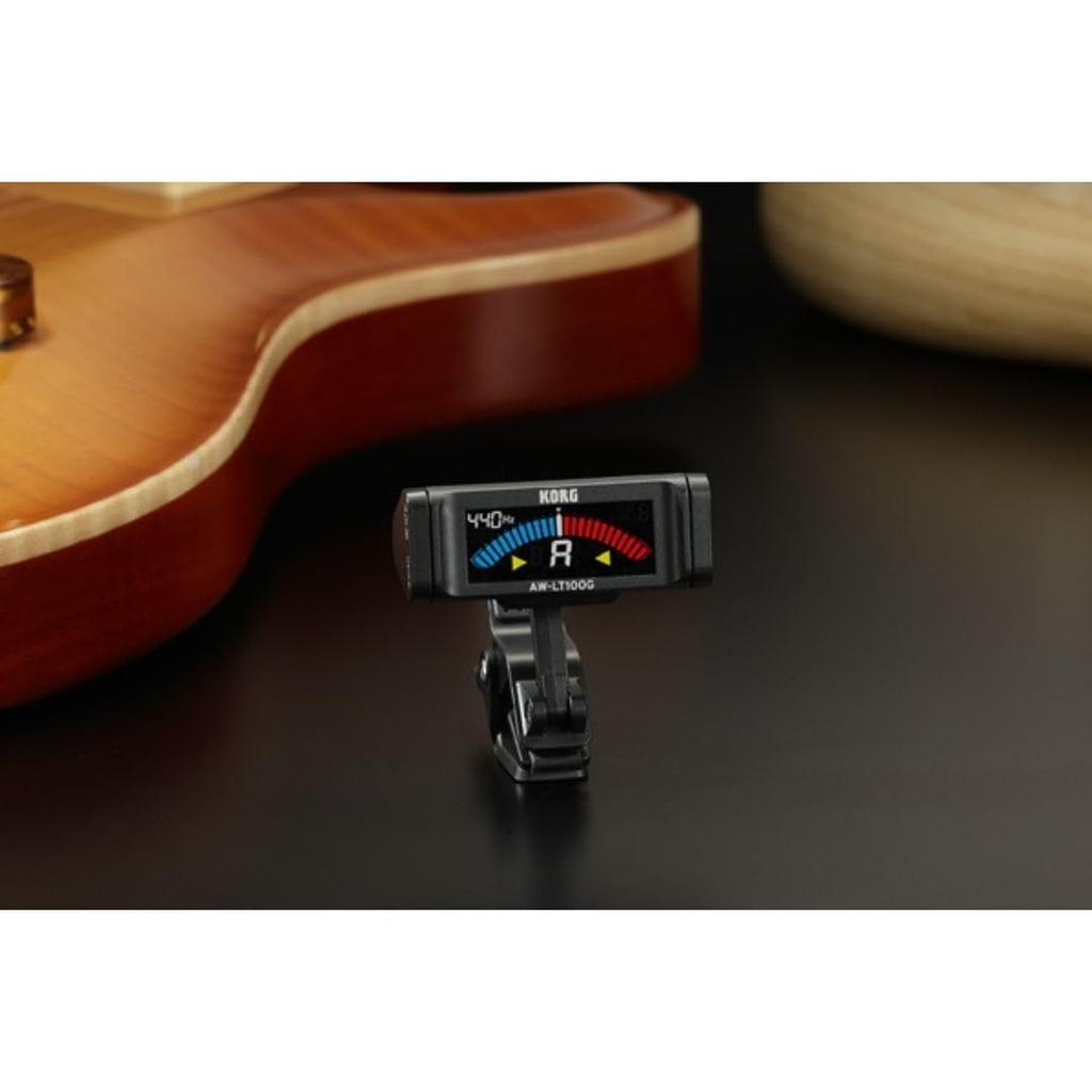 KORG 100 Hours Continuous Operation Guitar Clip Tuner High Accuracy of Cents Color Display Strobe Tuning 1 AAA Battery Lightweight and Compact