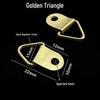 Medium Picture Frame Hook with Golden Triangle Hanging Ring for Wall Decor