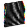 12, 24, 36 Color Watercolor Fineliner Drawing Pen Set with 0.4mm Needle Tip for Outlining