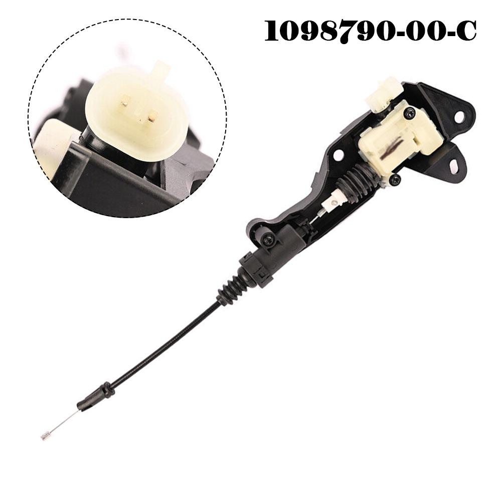 1098790-00-C Blocco Cofano Nero Attuatore Frunk Plastica Montaggio Diretto