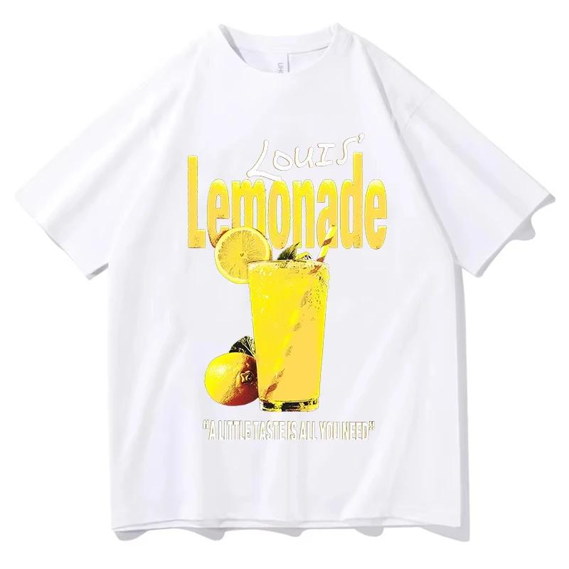 Louis Tomlinson Lemonade 2026 T Shirts Men Women Harajuku High Quality Fashion Tshirts Retro Oversized Cotton Tshirt Tops