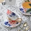 WOOCH English Afternoon Tea Luxury Couple Teacup and Saucer Gift Set