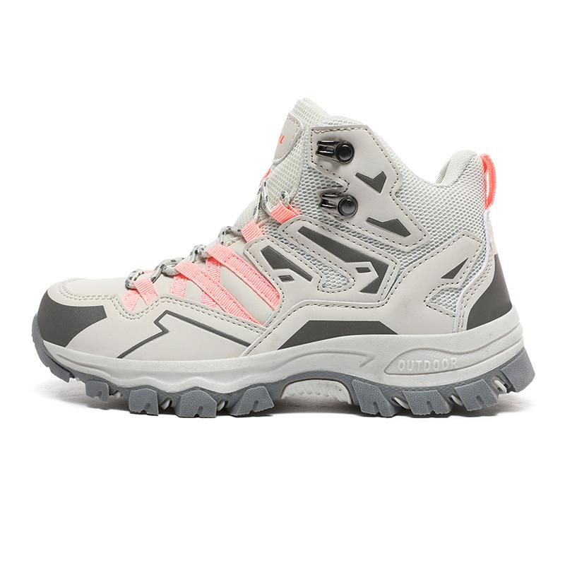 

New Autumn and Winter New High -top Men s and Women s Mountaineering Boots Non -slip and Protective Sports Shoes 36 розовый