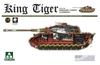 Takom Scale World War II German Heavy Tank King Tiger Henschel Turret with Mold Track Mold Plastic Model Kit TKO2045S 1/35 Sd.Kfz.182