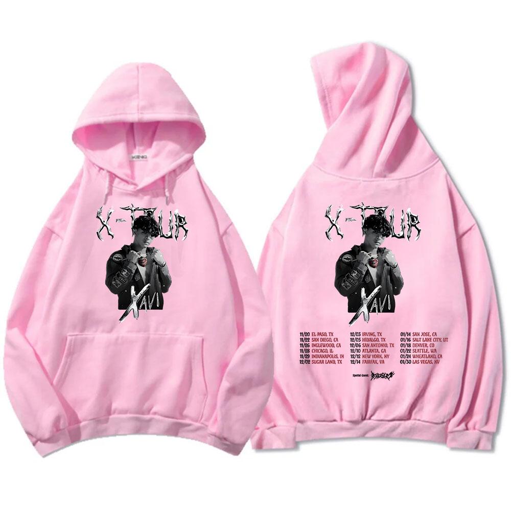 X-tour Xavi Singer Fashion Hoodies Long Sleeve Fashion Hooded Sweatshirts Casual Autumn Fleece Male Sudaderas Streetwear Men Top