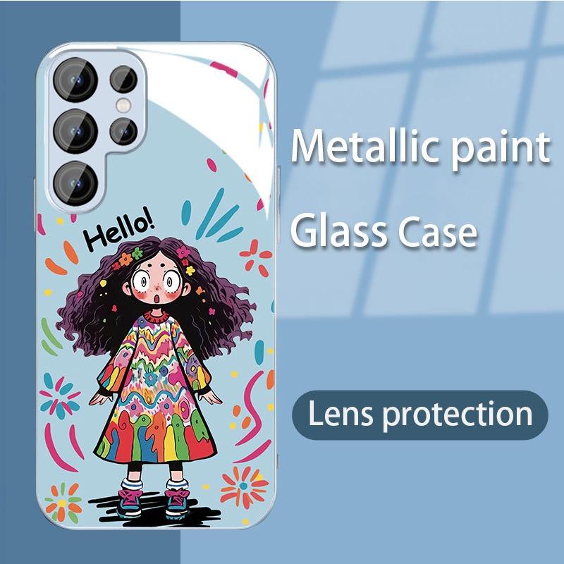 Graffiti Girls Applicable Samsung S24PLUS Mobile Case S23 Girls S22 Skin Friendly A55 Sense A54 All Inclusive A14