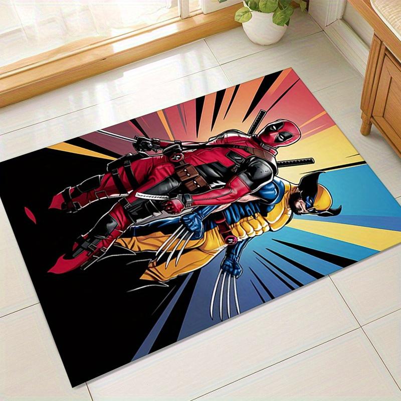 

1pc. Deadpool & Wolverine Superhero Rug - Home Decor Carpet, Office Mat, Chair Cover, Outdoor Rug Gift for Adultsz041003 60cm by 90cm