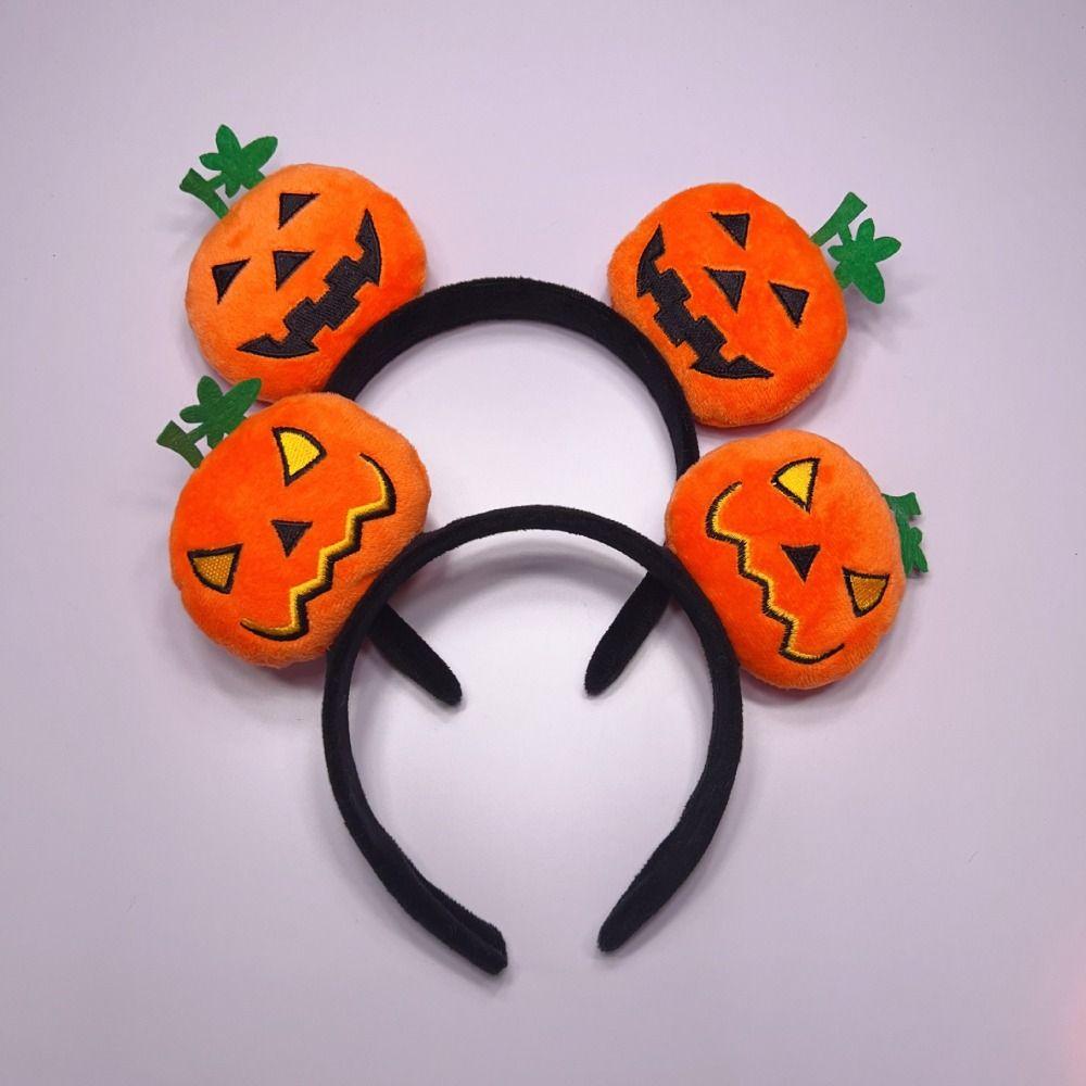 Ghost Shape Pumpkin Headband Lightweight Halloween Hair Accessory Cute Ghost Hair Clip for Cosplay