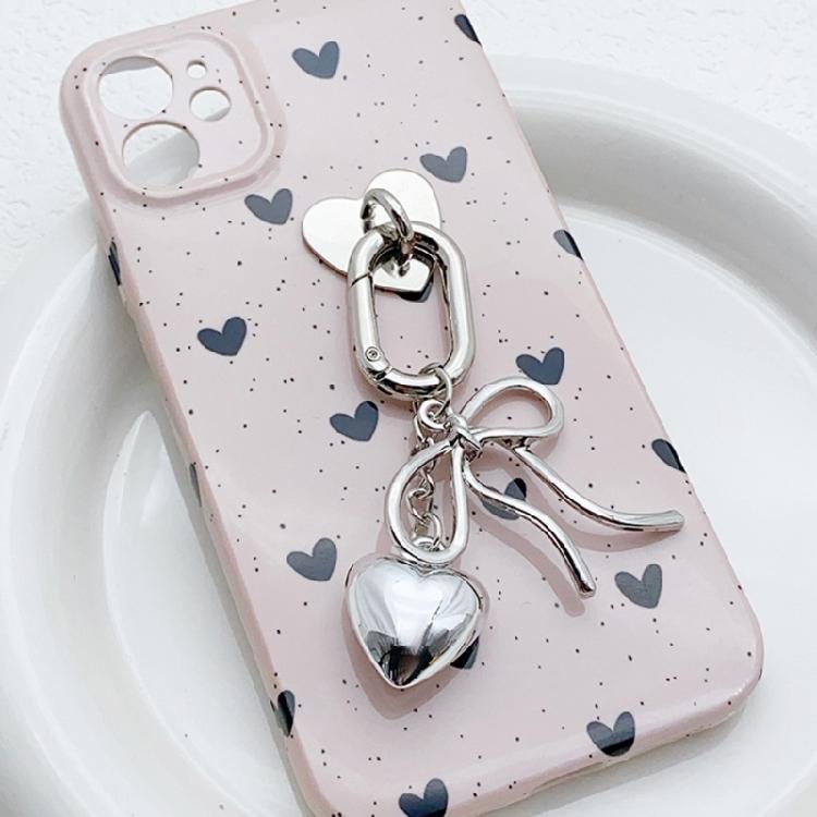 Bowknot Alloy Charm Keychain Bag Ornament Fashion Handbag Ornament Key Charm Alloy Texture Suitable for Various Occasion