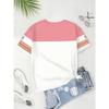 Printed T-shirt - Casual Short-sleeved Summer Top, Loose Round Neck Style, Casual Wear