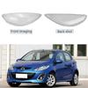 Car Headlight Shell Lamp Shade Transparent Cover Headlight Glass Headlight Lens Cover for Mazda 2 2007-2012